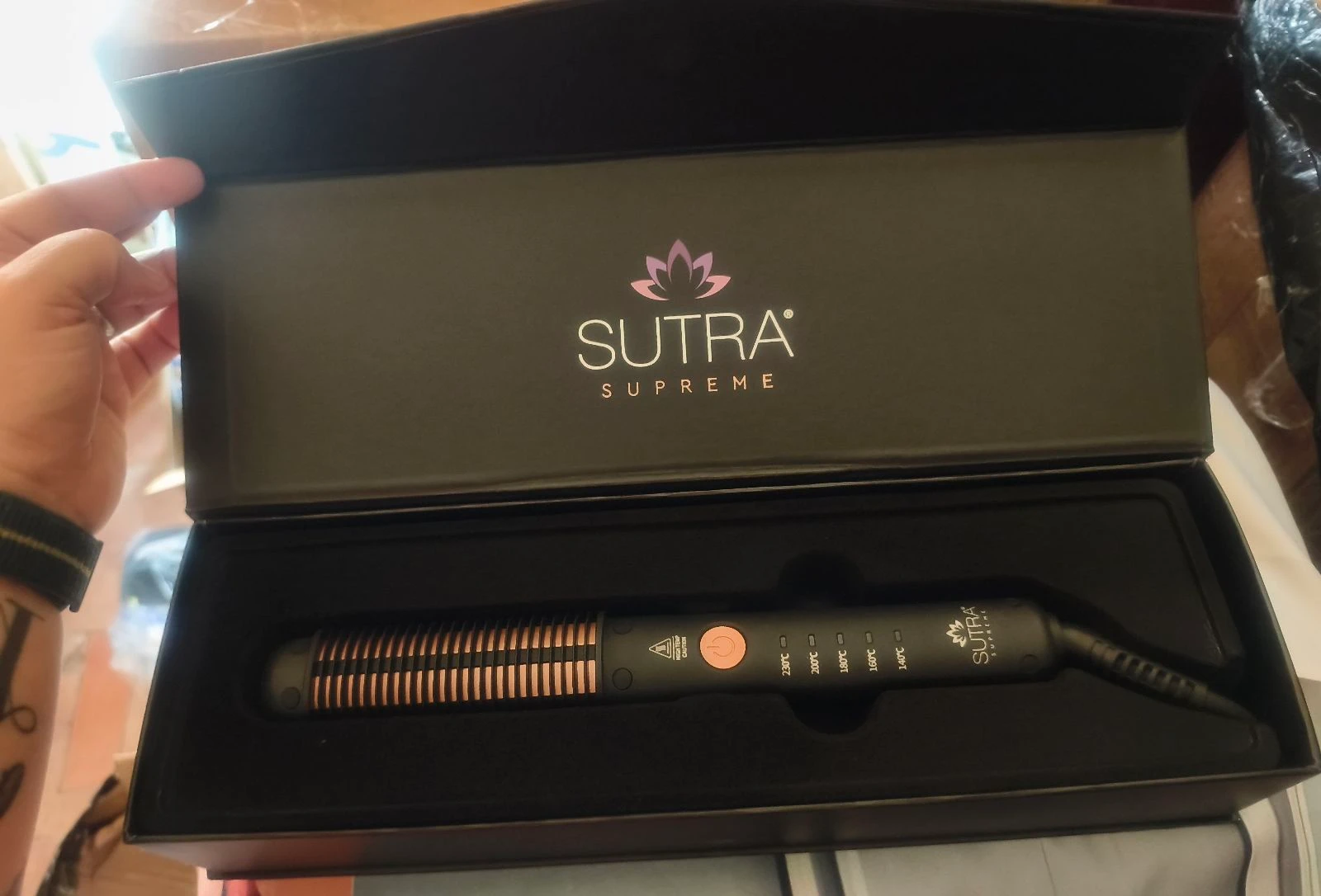 Sutra Supreme Glider Pro smoothing and curling brush - new new neuf hair straightener brosse lissante – photo 12